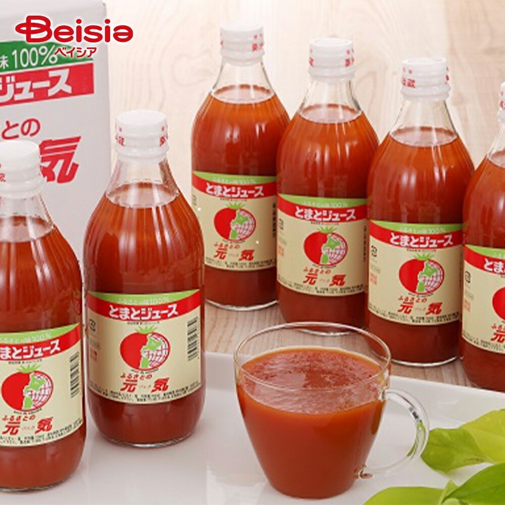 下川町トマトジュース「ふるさとの元気」(30本セット) 升喜 ふるさとの元気 トマトジュース 下川町 トマトジュース 北海道産 トマトジュース 30本 トマト製品 100パーセントジュース 500