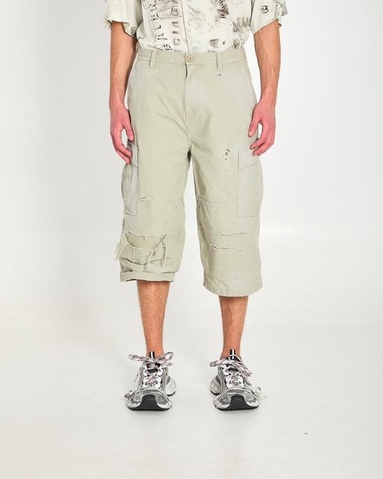 BALENCIAGA Men Straight Pants 864354 BEIGE