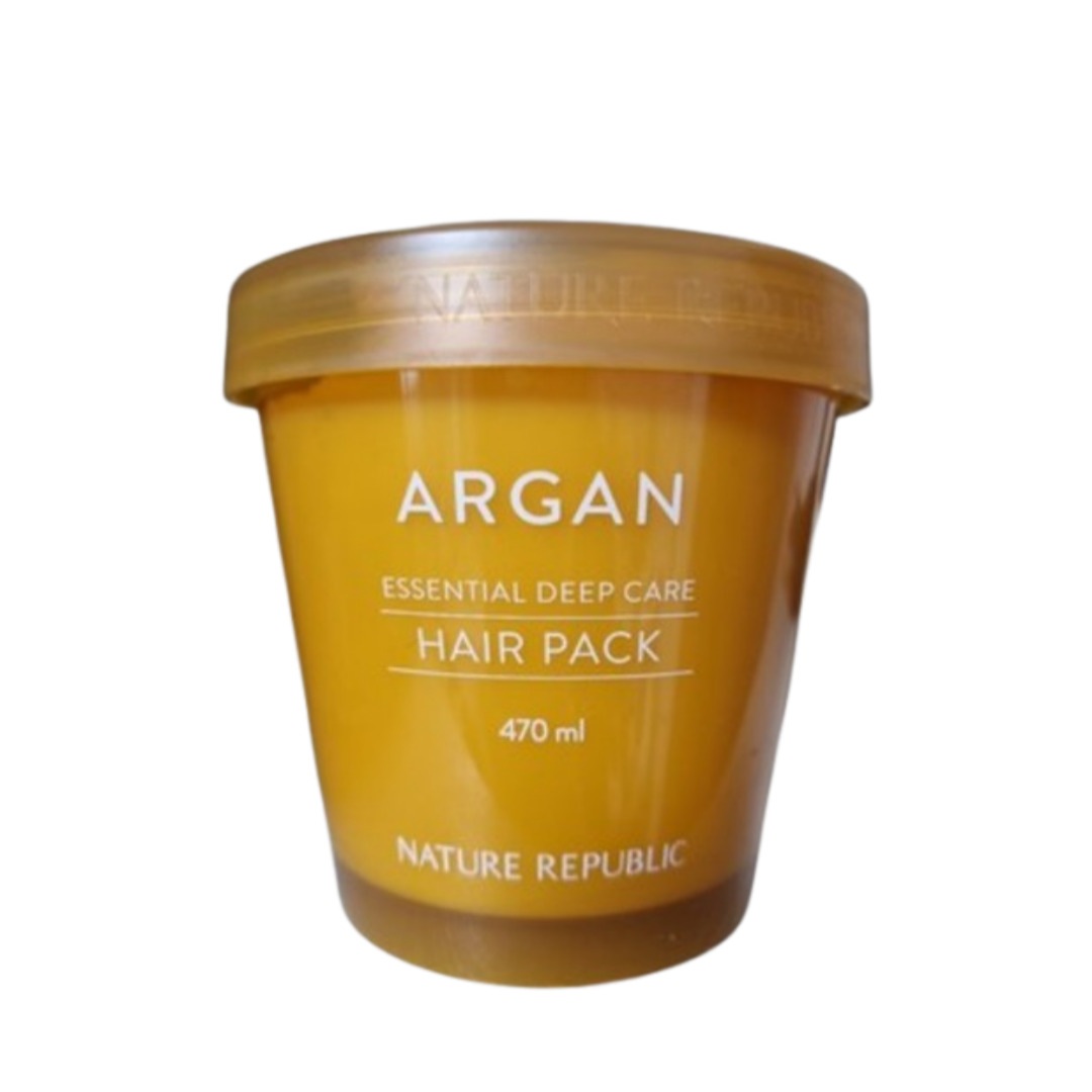 アルガンエッセンシャルディープケアヘアパック大容量470ml1個