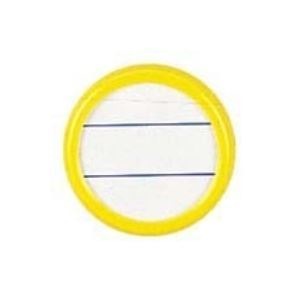 （業務用30セット）丸型名札 NF-15-Y 両用 大 黄