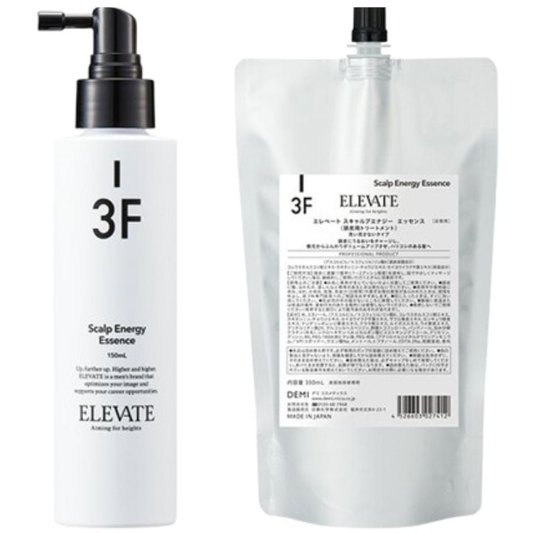 2個セット エレベート スキャルプエナジーエッセンス 150ml＋詰替350ml 詰替え レフィル デミ スカルプ メンズ 皮脂 頭皮 スカルプケア 保湿 ビジネスマン