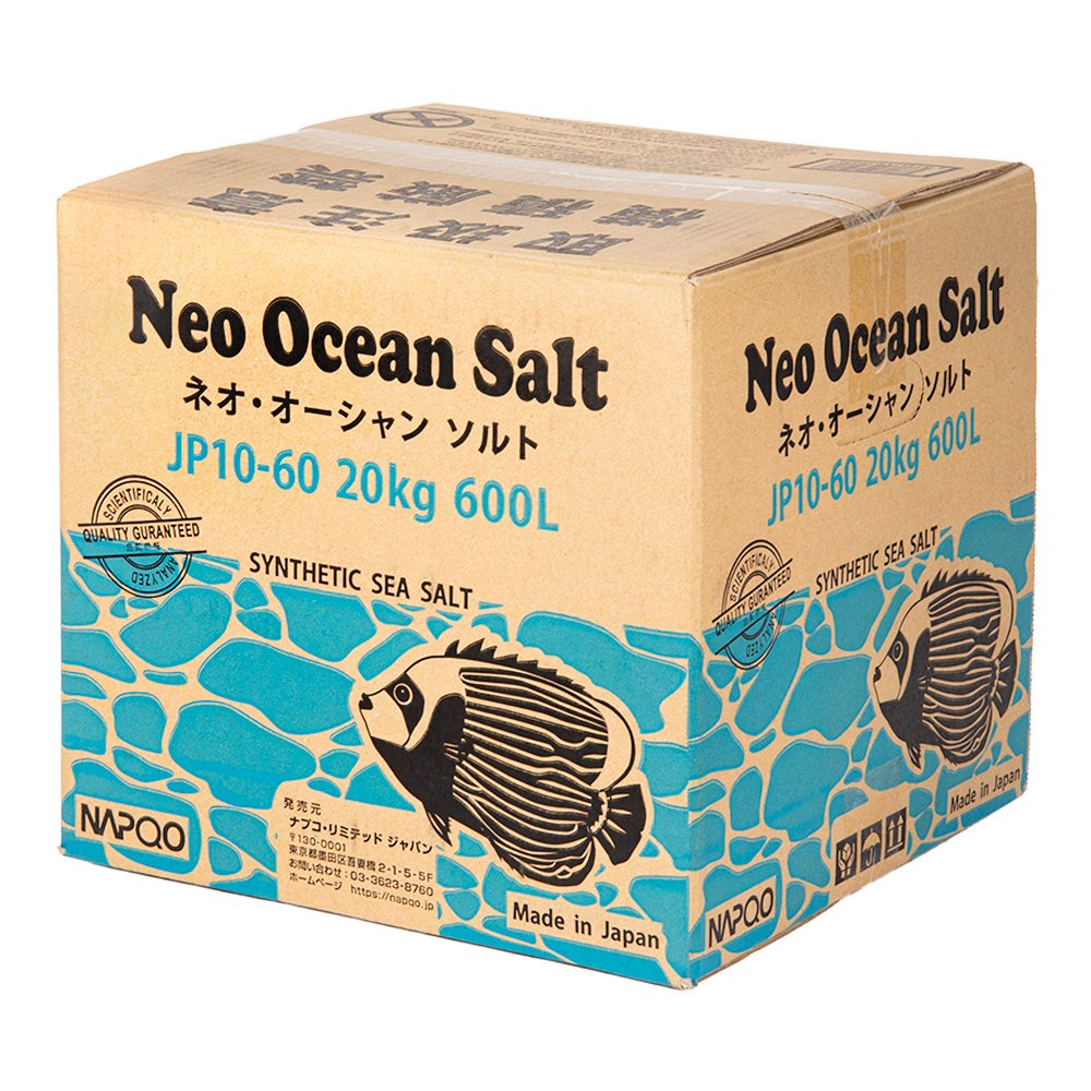 人工海水　ナプコ　ネオ　オーシャンソルト　６００Ｌ（６０ＬX１０袋）　カートン　箱入り　ＣＲＣ10―35―50―10―00