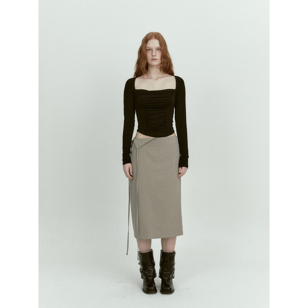 アスラワイドスクエアシャーリング T (ブラック)