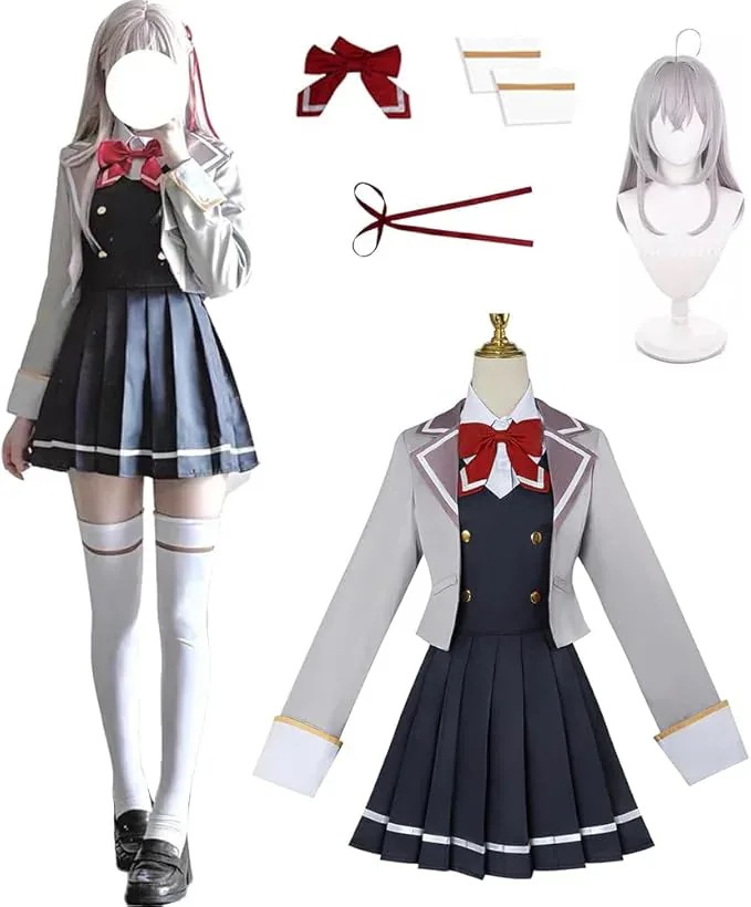 wusuobic[迅速な出荷]アリサ・ミハイロヴナ・九条 コスプレ 制服 コスチューム 時々ボソッとロシア語でデレる隣のアーリャさん コスプレ衣装 仮装 ハロウィン クリスマス プレゼント アニメ 祭 4,911円