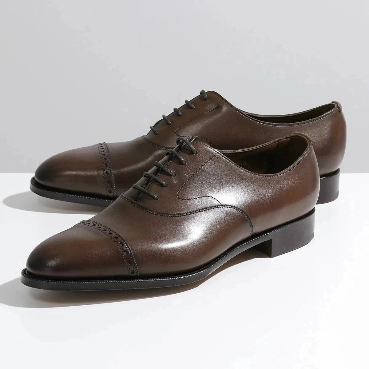 Edward Green エドワードグリーン レザーシューズ BERKELEY E82 バークレー メンズ オックスフォード パンチドキャップトゥ 革靴 DAR