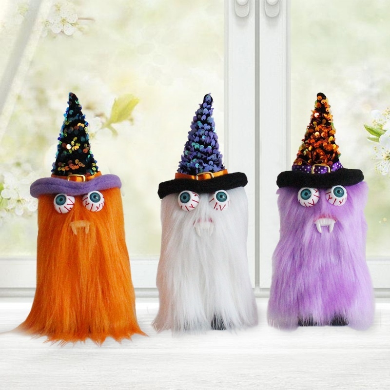 愛ハロウィン装飾用品ホリデーギフトオーナメントゴーストトゥース人形人形ドワーフヴァンパイア立ちポーズ
