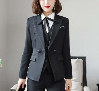 サイズ豊富 トップス ボトムス セットアップ ジャケット 上着 スーツ タイトスカート 膝上 袖あり 長袖 襟付き スリム ポケット 前開き ボタン 上下セット 2点セット かわいい 可愛い