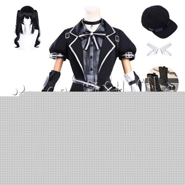 2026人気販売!魔法少女ノ魔女裁判 風 クロベナノカ 黒部ナノカ コスプレ 衣装 ウィッグ 靴 ハロウィン 変装 仮装 コスチューム アニメ cosplay イベント