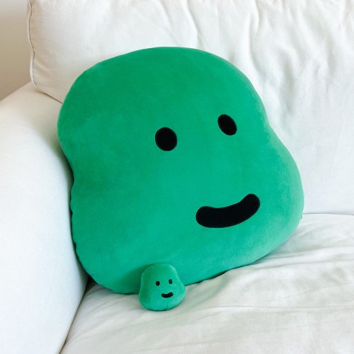 joguman studio クッション フェイス 40×42cm もちもち ぬいぐるみ ブラキオ