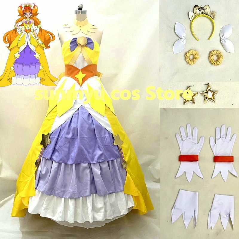 豪華版　プリンセスプリキュア／キュアトゥインクル（モードエレガント）コスプレ衣装 　オーダーメイド　オーダーサイズ
