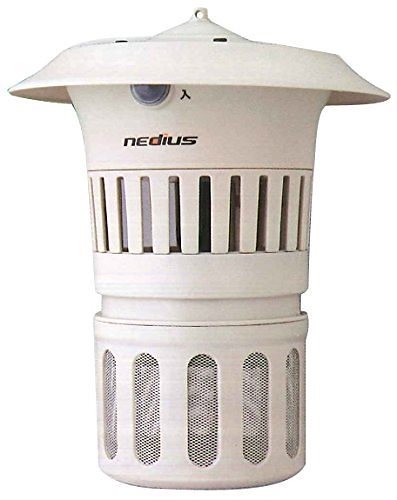 （まとめ買い）nedius 吸引式捕虫器 防雨型 NMT-15B1LG [x3]