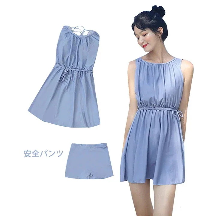 【20点セット】7月の新作特典水着 体型カバー ワンピース水着 レディース オールインワン ハイネック 学生 ママ水着 10代 20代 30代 オトナ女子 大きいサイズ 可愛い お洒落 無地 エレガン