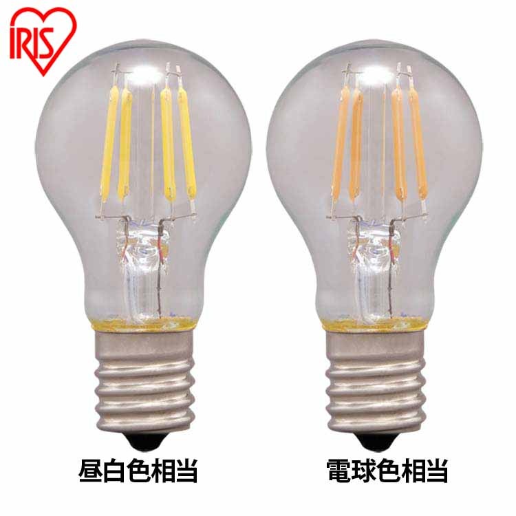 【公式】 【10個セット】LEDフィラメント電球 ミニクリプトン球 省エネ LEDライト 節電 照明 LED E17 25W相当 230lm 昼白色 電球色相当 LDA2N-G-E17 メガ割