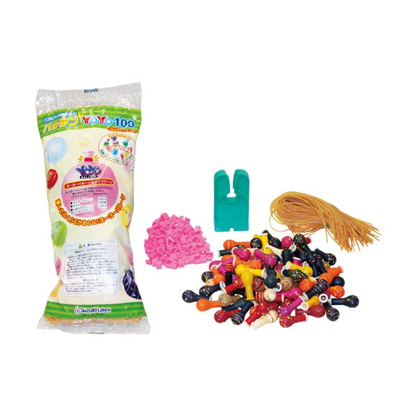 （まとめ）ヨーヨーふうせんパッチン YOYO100[x3セット]