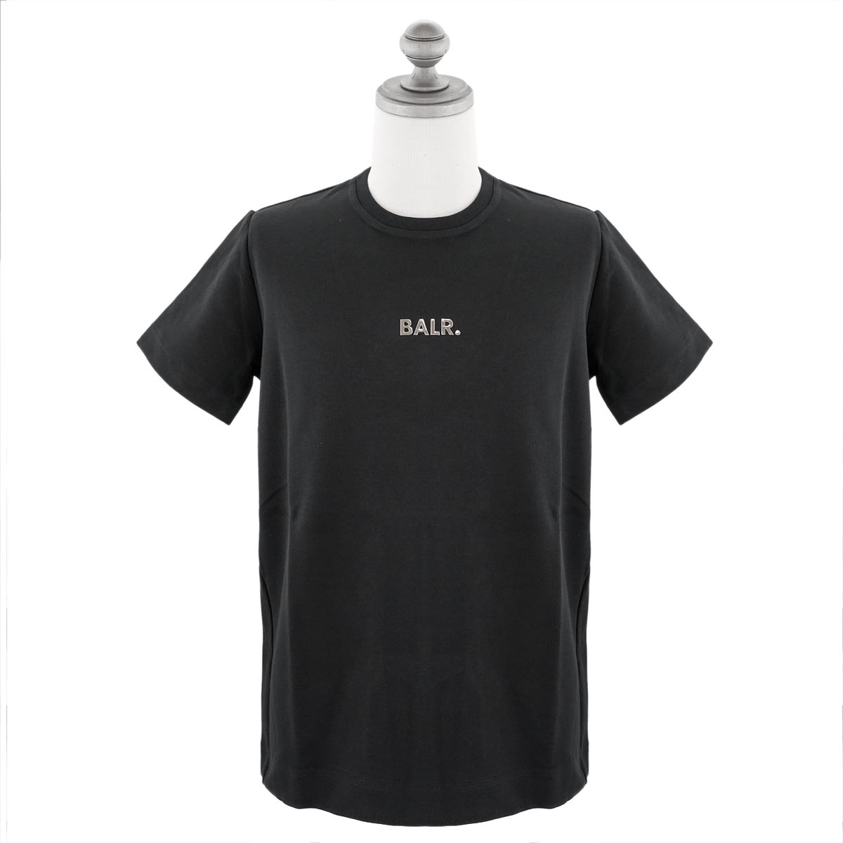 ボーラー半袖Tシャツ 2023年春夏新作 B1112.1051 Q-Series Straight T-shirt メンズ 男性 クルーネック Jet Black ブラック
