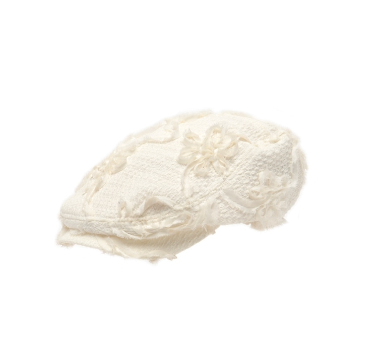 [poesiedame] CORSAGE FLAT CAP IN EGGSHELL 9,263円