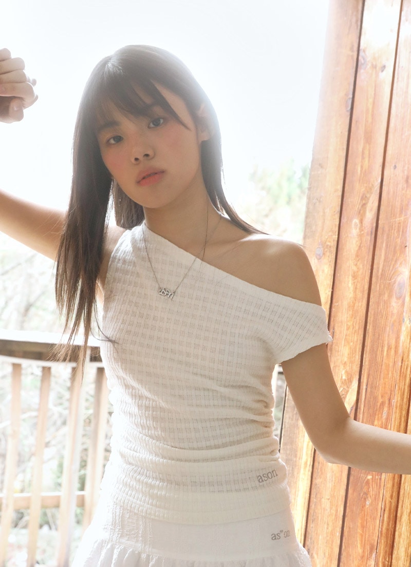【AS"ON】 PURE SLEEVELESS / IVORY 正規品