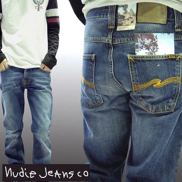 ヌーディージーンズ NUDIE JEANS メンズ ストレート デニム パンツ REGULAR ALF DARK USED ジーンズ セレブ ファッション サファリ掲載 パンツ インポート ブランド