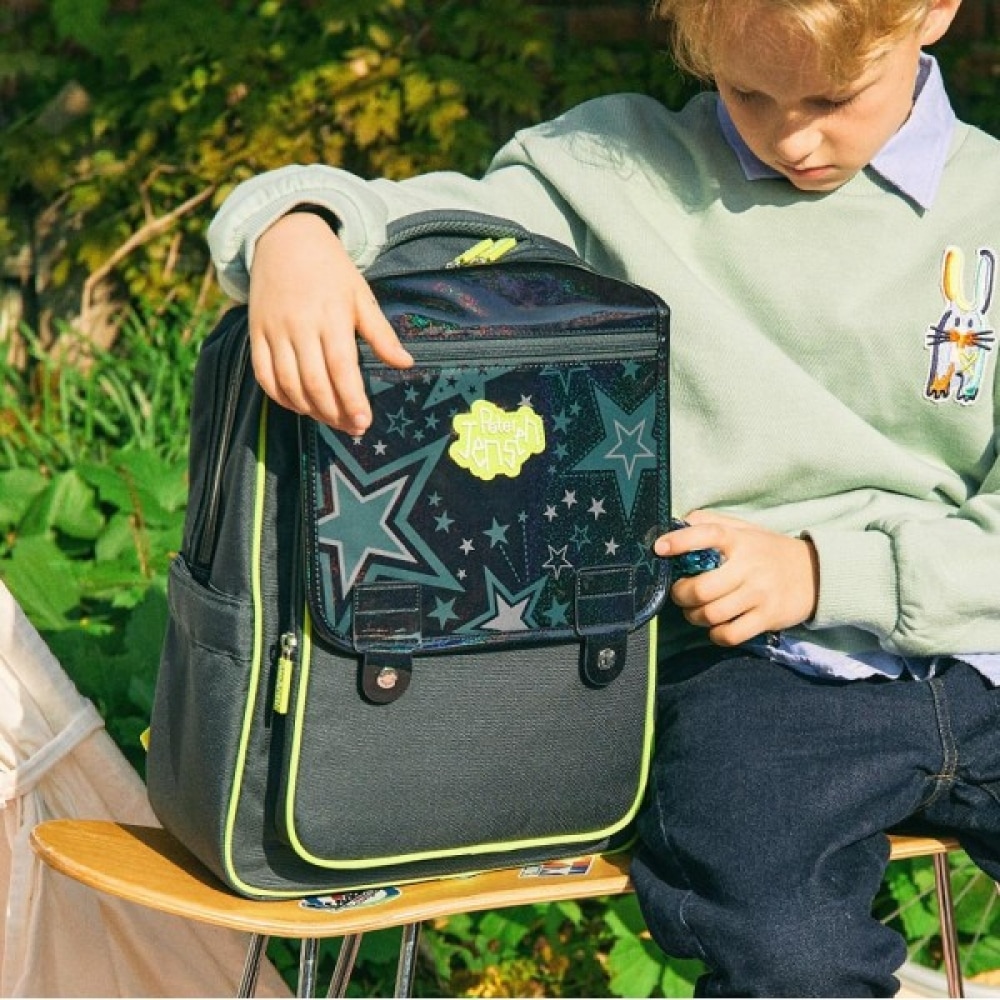 ピータージェンソン PJ BOY エナメルバックパック + ポーチ（新ポケット活用）セット_PSS62UP16M_KK