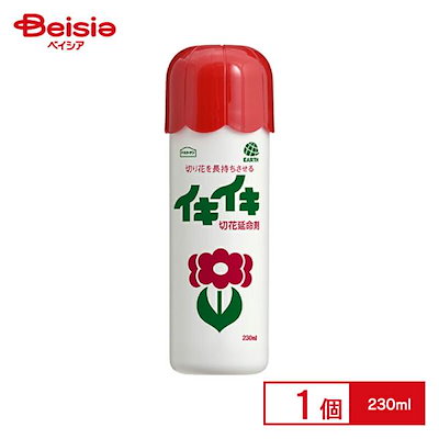 他サイト： アース製薬 アースガーデン イキイキ切花延命剤 230mlの商品画像