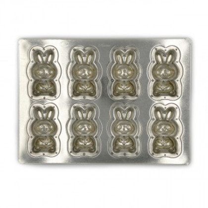 松永製作所 シリコン加工 シルバーうさピョン天板8P MS173