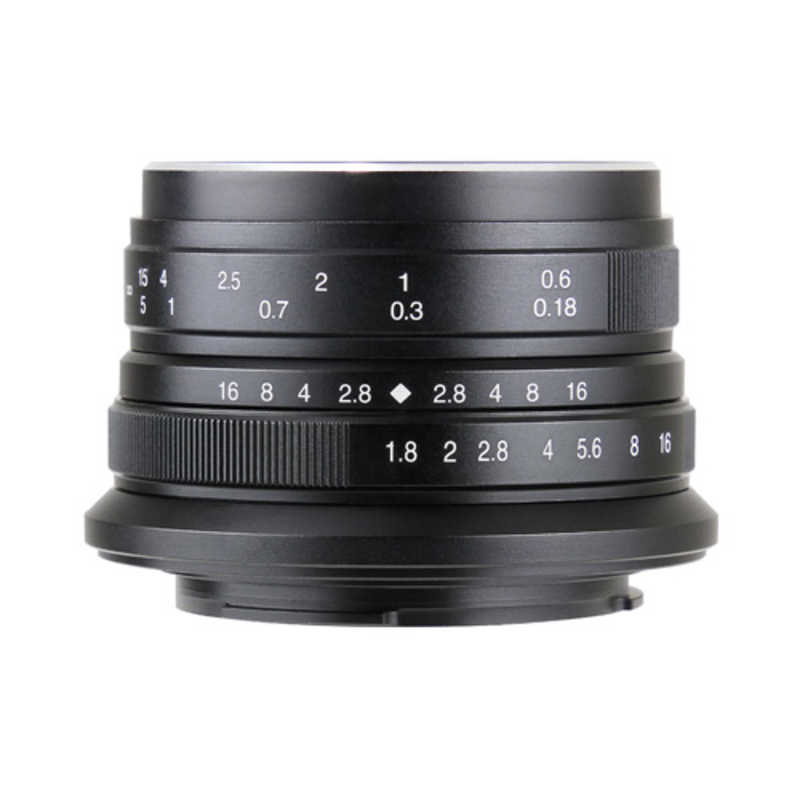 七工匠　カメラレンズ (フジフイルムX用) 　7artisans 25mm F1.8 25FXB ブラック