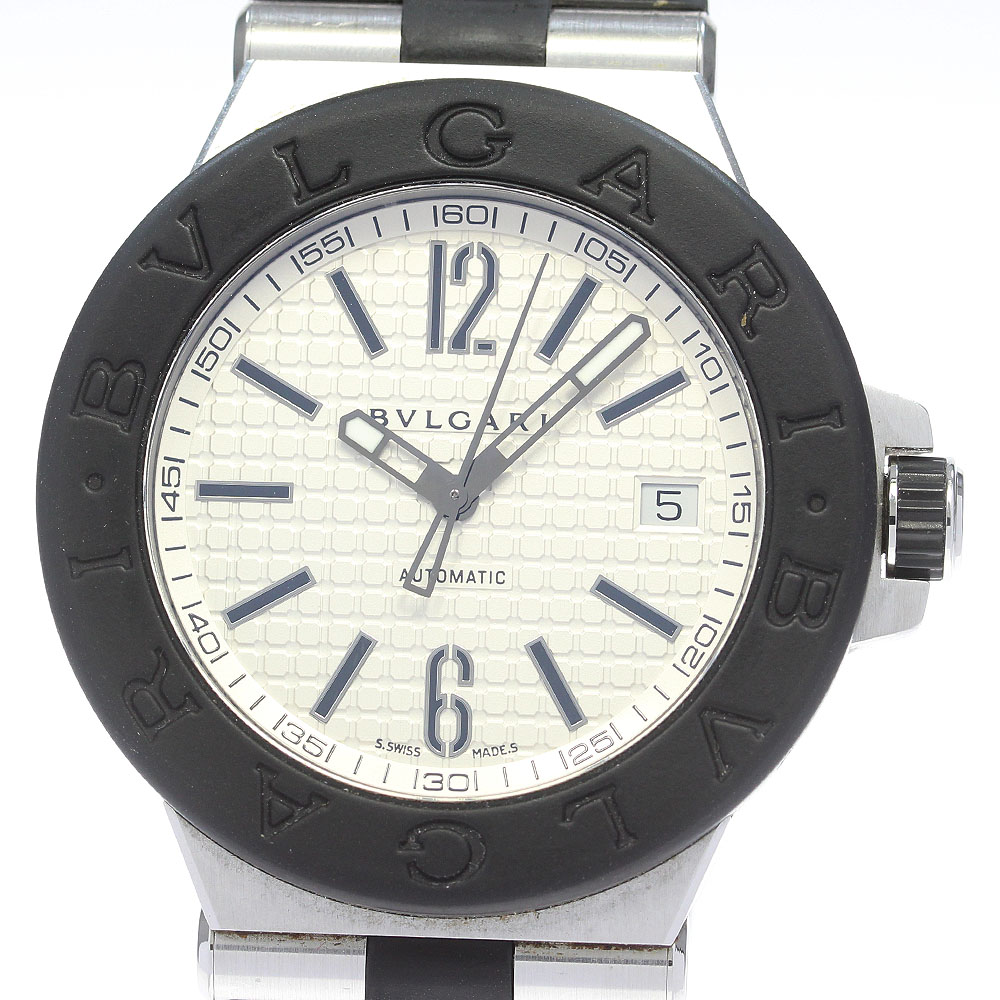 ブルガリ BVLGARI DG40SV ディアゴノ デイト 自動巻き メンズ _848660【中古】