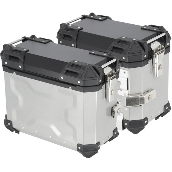 RIDEZ HXS38 SV HARD WORX パニアケース SILVER 38L 左右SET
