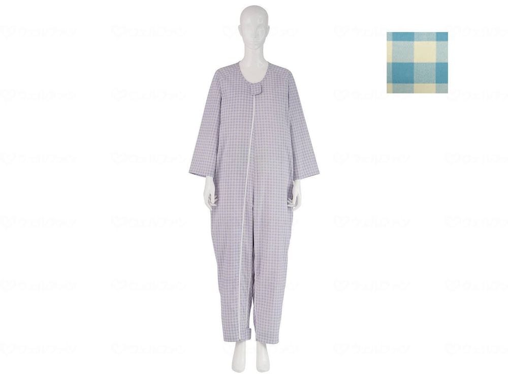 フドーねまきB チェックブルー LL 106885