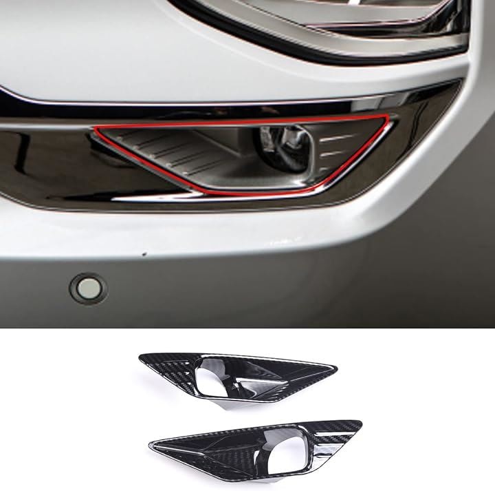 三菱アウトランダー PHEV GN系 2022年～に対応 フロント フォグ カバー フロントフォグライトカバートリム装飾ステッカー 外装パーツ カスタム アクセサリー