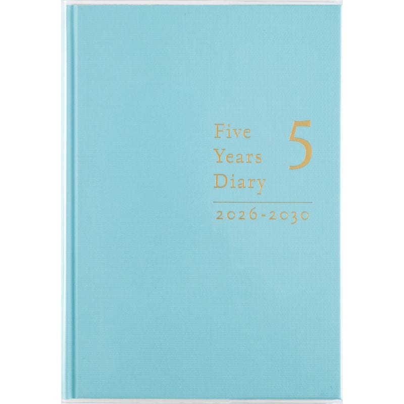 （まとめ買い）高橋書店 2026年版1月始まり No.22 5年横線当用新日記 A5判 ミントブルー [x3]