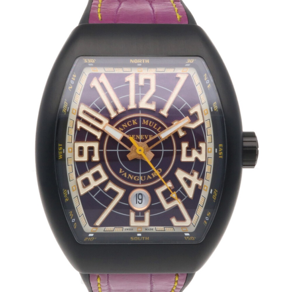 フランクミュラー ヴァンガード 腕時計 チタン V45SCDTCIR 自動巻き 1年保証 FRANCK MULLER 中古