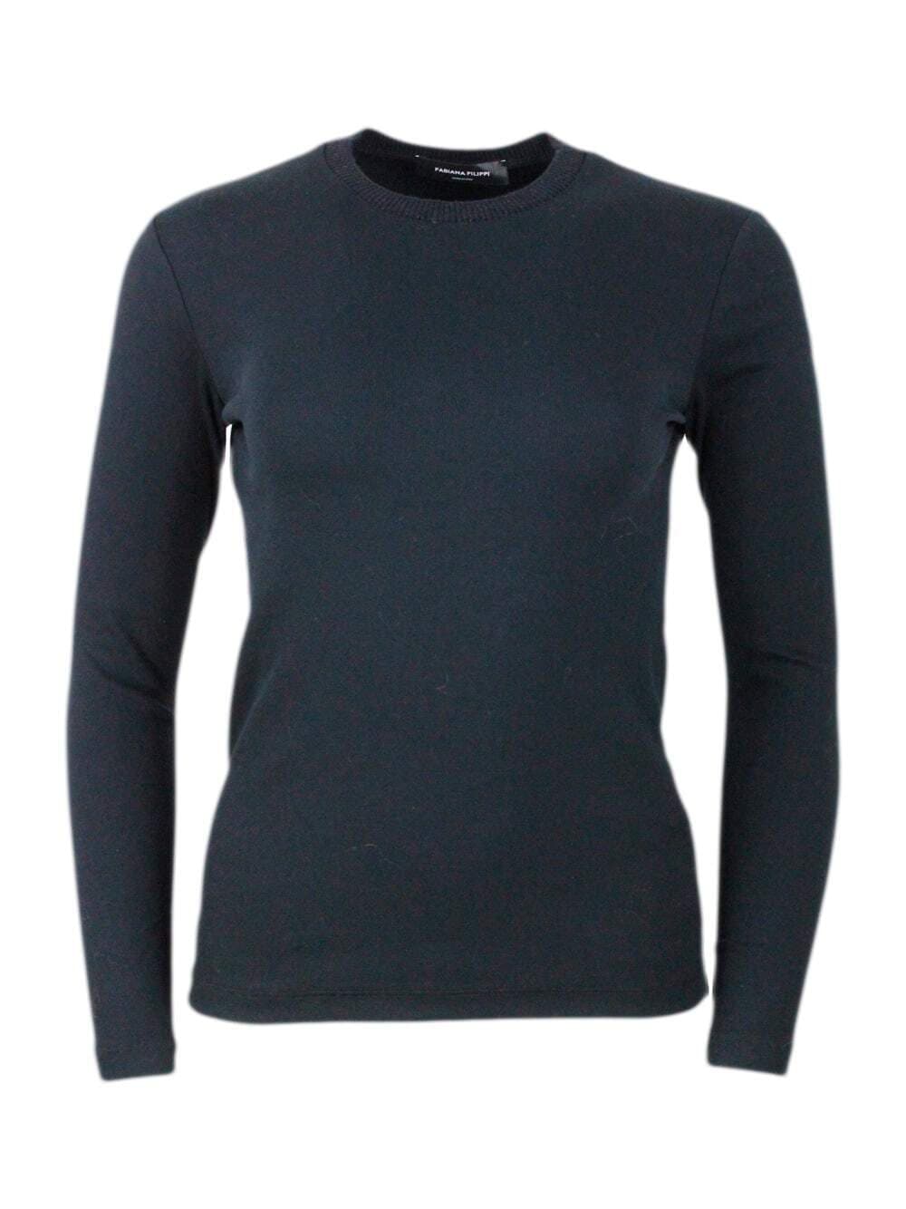 JED214F399_I963825 ブラック 秋冬2024 Tシャツ レディース ia