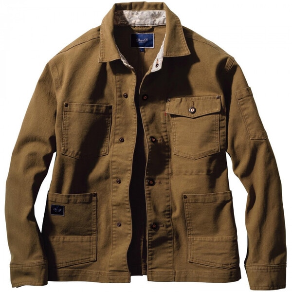 1472-00 長袖カバーオール Sサイズ ライトブラウン(87) Dandy Dad