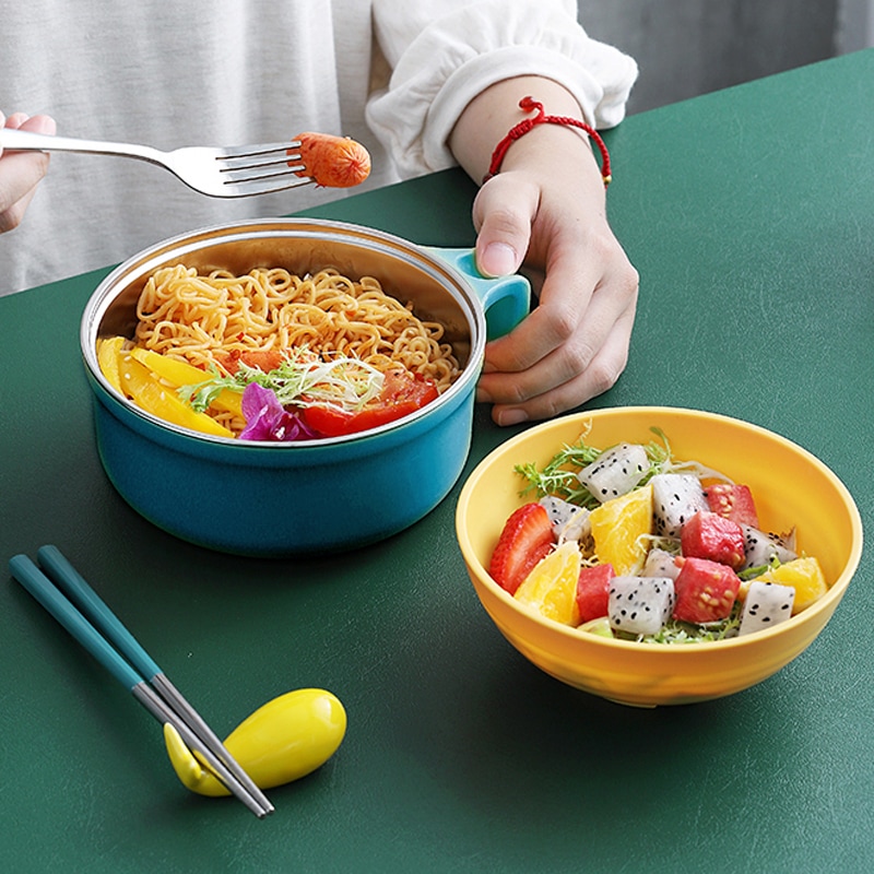 箸セット付 大人気 韓国ラーメン 食器 税込 食器セット 蓋付 アーティファクト ラーメン鍋ラーメン