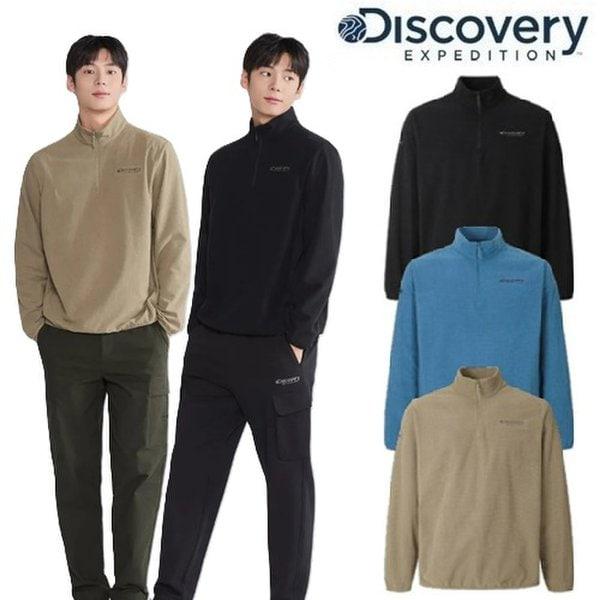 [25F/W] 新商品 DMZT7A056 男性 グリッドフリース ハーフジップTシャツ