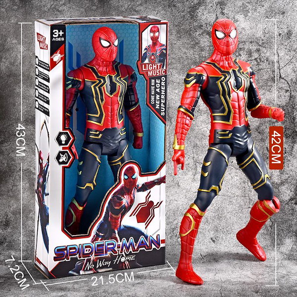 Qoo10] 大型人形可動手仕事緑巨大スパイダーマン玩