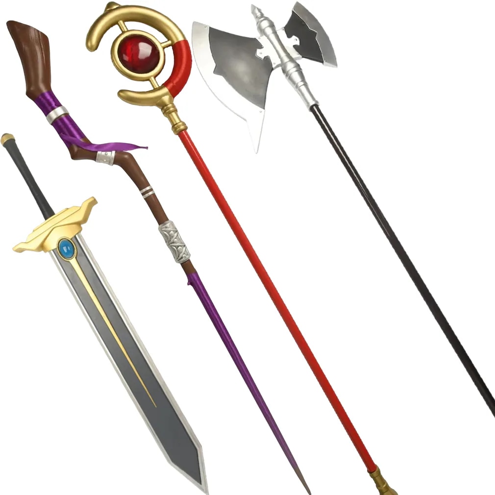 葬送のフリーレン フェルン フリーレン シュタルク ヒンメル 剣 武器 コスプレ道具 刀剣 コスプレ 小物 コスチューム用小物 小道具 人気 PU材質 ゴム製造 魔法使い 魔法の杖