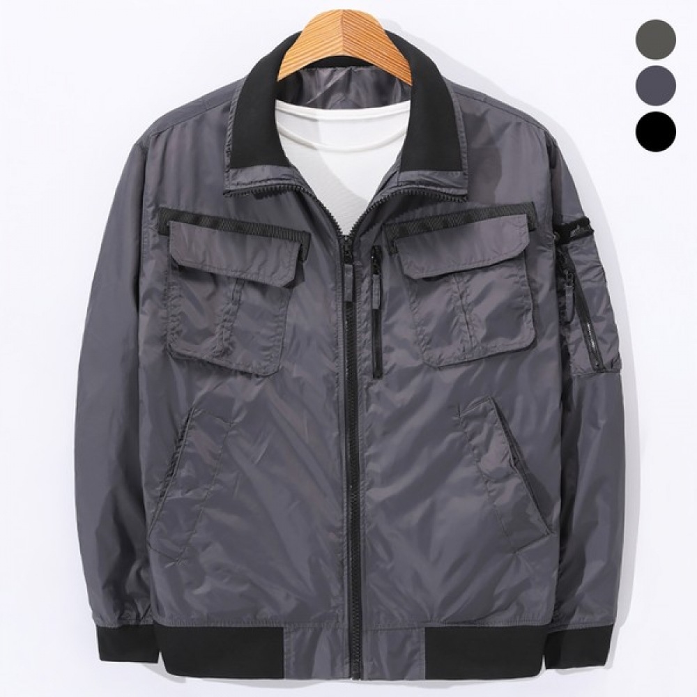 (Juans) カジュアルアウトポケットユーティリティエアラインジャンパー SDJP3459