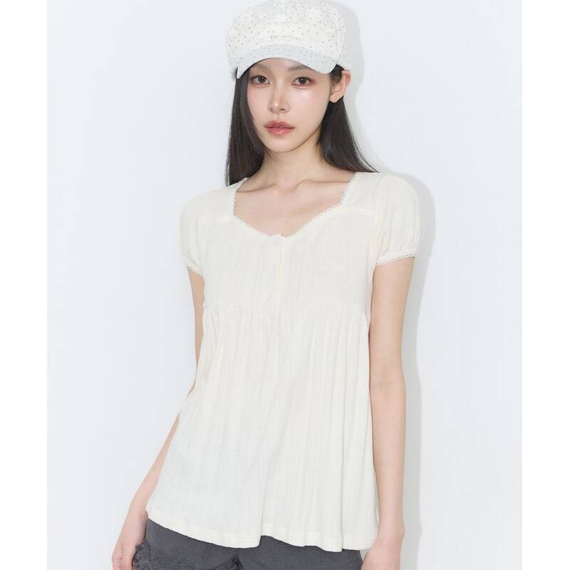 ILLIGO フレアシャーリングトップ クリーム 26SMTOP29CR 374334