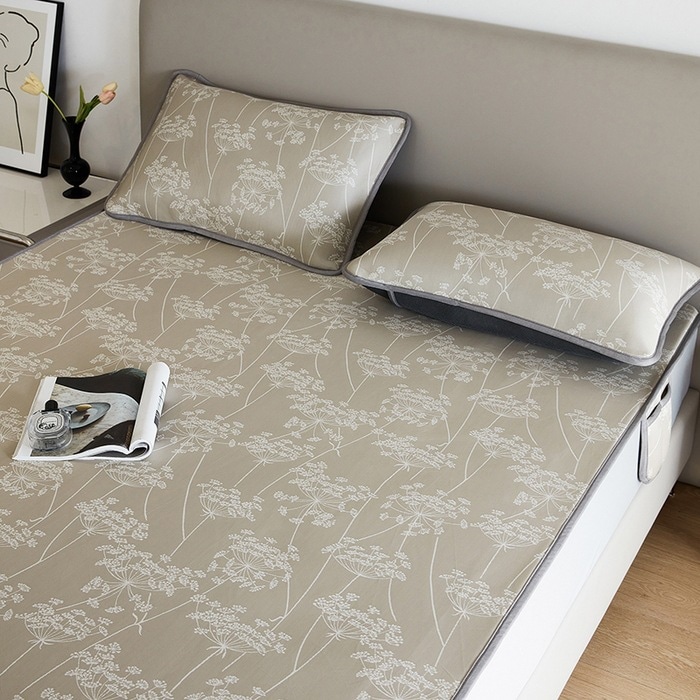 【急速出荷】氷糸涼席3点セットベッド笠2025機洗涼席エアコングリーンシートA類