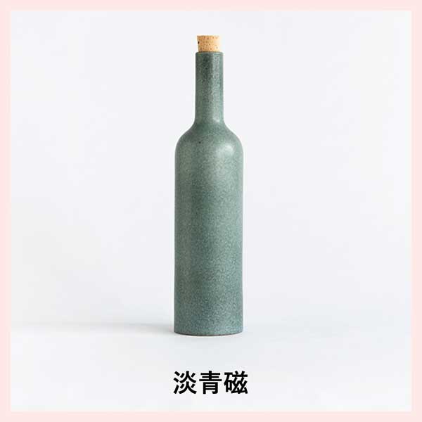 （3個セット）TEIBAN WARE ボトル 720ml／淡青磁 日本製 信楽焼 陶器製　s18-bt01-A8