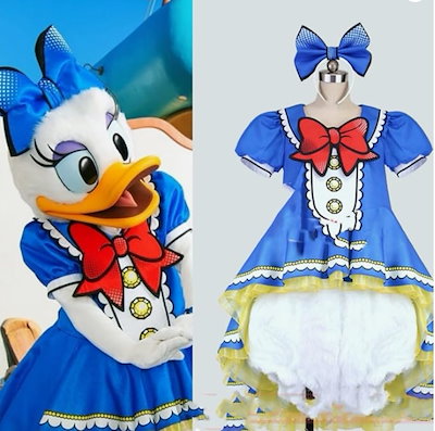 cos8671東京ディズニーランド デイジー(DAISY) コスプレ衣装