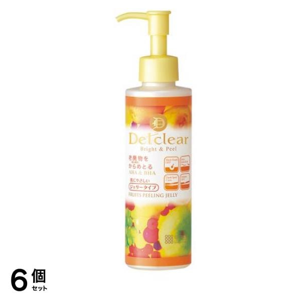 DETクリア ブライト&ピール ピーリングジェリー ミックスフルーツの香り 180mL 6個セット
