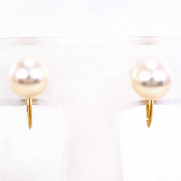 K18 18金 YG イエローゴールド イヤリング パール(真珠) ジュエリー 中古