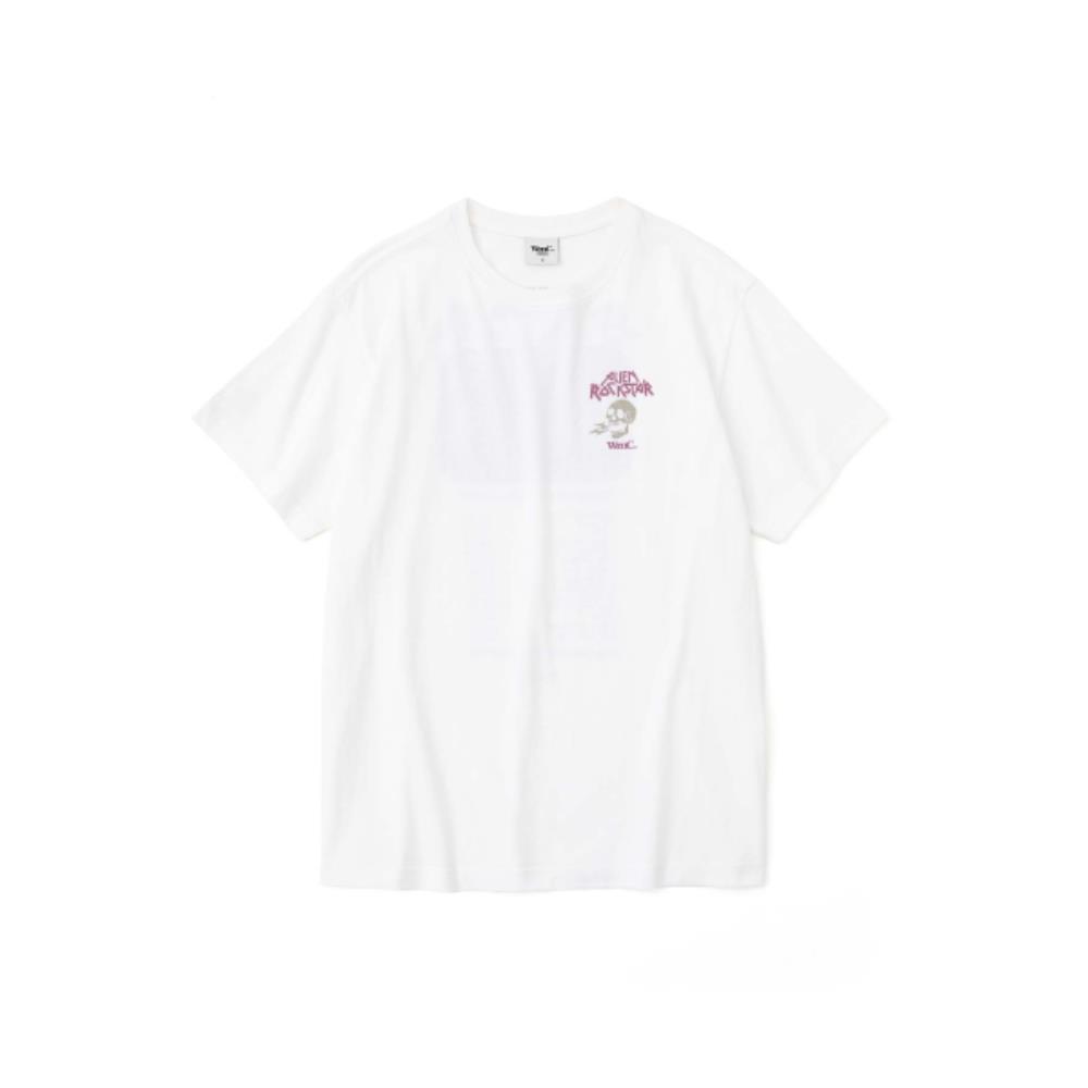 WMC WMC x JOOYEON SKULL TRACK LIST T-shirt WHITE O-MOBAS