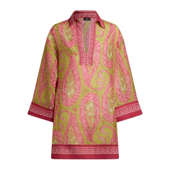 ETRO Women Dresses AKF71 WRPA0023 X0896 PINK GREEN
