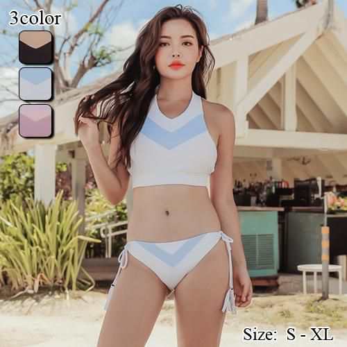 【グラシア】 水着 ビキニ レディース ビーチウェア スイムウェア 流行 海 プール クール タッセル タッセル ファッショナブル 大人 ブラック ホワイト パープル S M L ビキニ