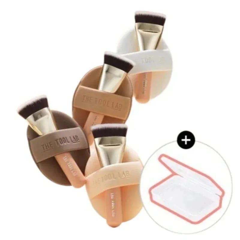 [25SS/新作]超密着デュオ企画(ブラシ+パフ+専用ケース) 4種 #しっとり #カバー #サラサラ #エアリー #25年2月発売