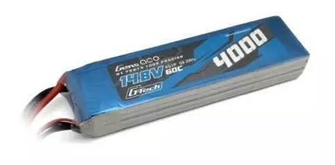 京商 【再生産】ハイレートプレーン用バッテリー Gensace LiPo 4000(60C/14.8V/ソフトパック/XT60)【GAB2403】 ラジコンパーツ GAB2403 Gensace Li
